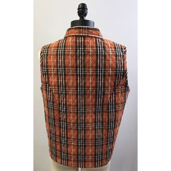 Womans Baxter and Wells Plaid Size Small Vest - Picture 3 of 3